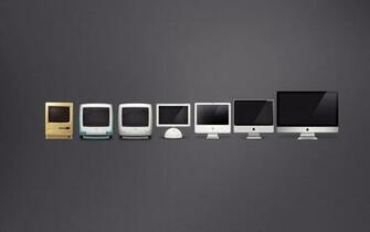 Mac Apple Computers Evolution Wallpaper Background Ultra HD 4k