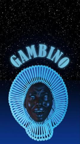 Awaken My Love Wallpaper iPhone Music Poster Design Childish