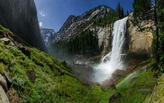 Vernal Fall Yosemite National Park Wallpaper HD