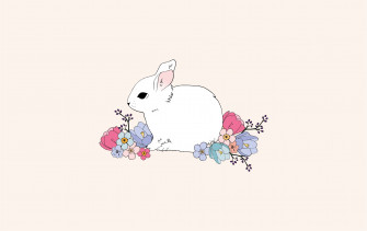 Spring Bunny Desktop Wallpaper Makeandtell