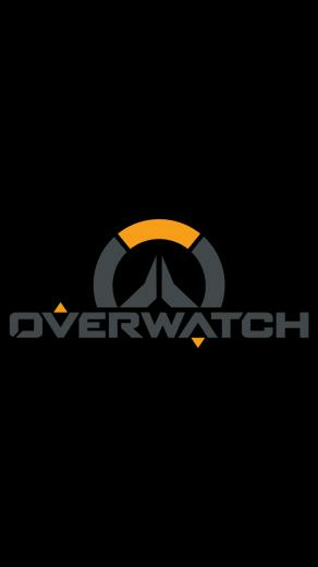 Overwatch Simple Logo Wallpaper AmoledBackground