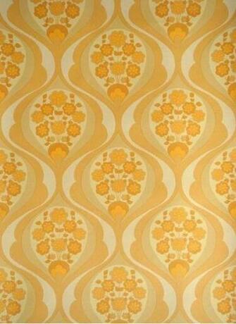 Yellow Vintage Wallpaper Pretty