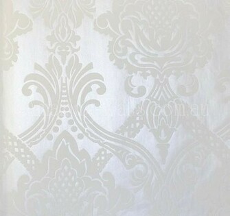 Flock Baroque Velour S White Pearl Shiny No