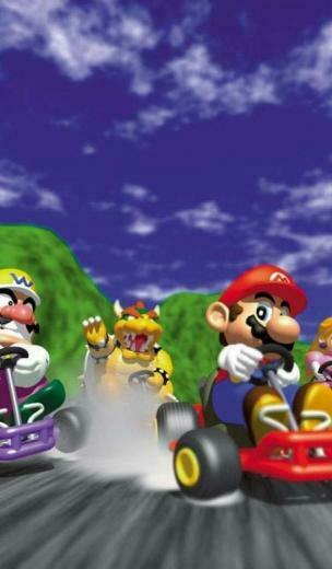 Peach Bowser Wario Toad Mario Kart Wallpaper