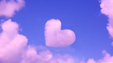 Pink Heart Cloud Ultra HD Desktop Background Wallpaper For 4k UHD
