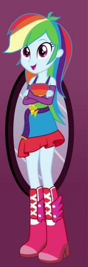 Equestria Girls Rainbow Dash By Liggliluff