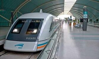 Shanghai Maglev Train Fast Bullet