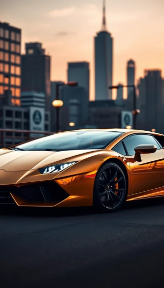 Gold Lamborghini Wallpaper