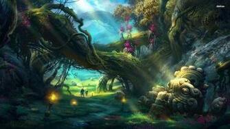 Magic Forest HD Live Wallpaper Android Apps On Google Play