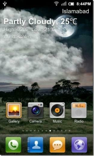 With Go Weather And It Comes Its Own Live Wallpaper Too