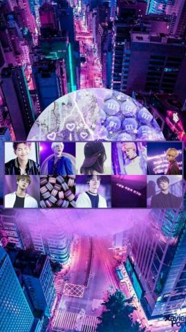 Bts Aesthetic Wallpaper HD Purple