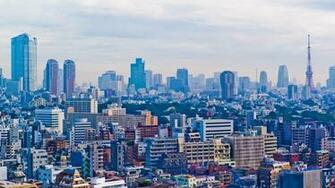 Japan Tokyo Cityscapes Skylines Buildings Skyscrapers Asia Asian