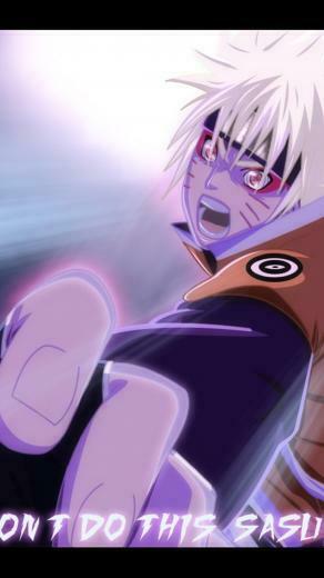 Orange Thunder Of iPhone Wallpaper Naruto