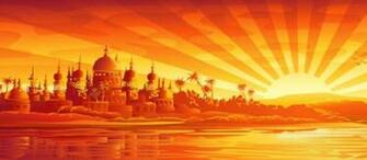 Middle East Building Vector Background Titanui