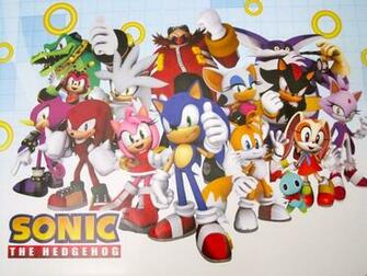 Sonic Characters By Jumpysquirrel
