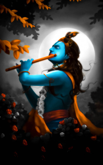 Krishna iPhone Wallpaper