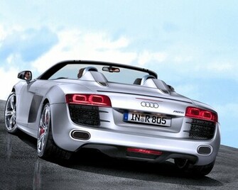 Wallpaper Audi R8 Spyder