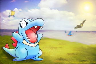 Deviantart More Like Totodile Wallpaper By Servaline