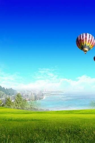 Green Meadow iPhone HD Wallpaper