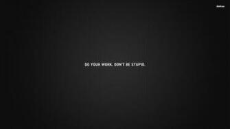Do Your Work Wallpaper HD