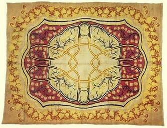 An Early 20th Century Arts And Crafts Carpet Size X Meters