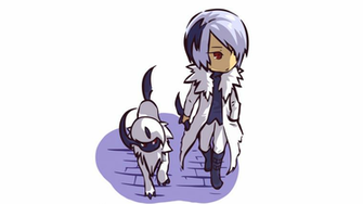 Absol Hitec Pokemon Simple Background Wallpaper Hq