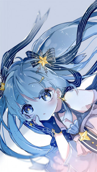Anime Girl Goddess Beauty Illustration Art iPhone Wallpaper