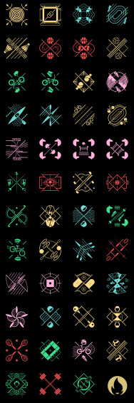 Paris Olympics Pictograms Wallpaper R