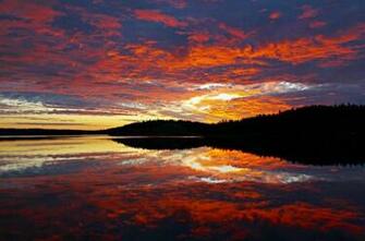 Minnesota Sunset On Lake Wobegon By Sven Lutfisk Pixdaus