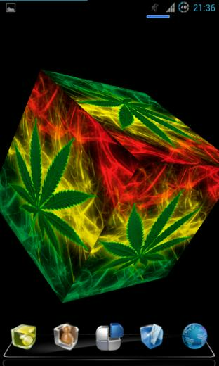 Marijuana Live Wallpaper 3d Screenshot