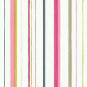 K2 Arabella Stripe Wallpaper In Fuchsia From Wilko Budget