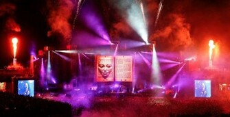 Tomorrowland Laser Show HD Wallpaper