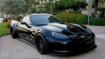 Black Chevrolet Corvette HD Wallpaper 1080p