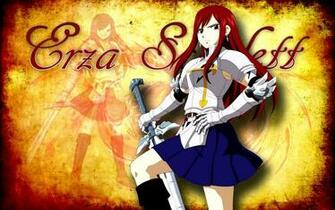Erza Scarlett Fairy Tail Yellow HD Wallpaper Full