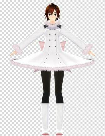 Tda Fluffy Coat Meiko Wip Transparent Background Png Clipart