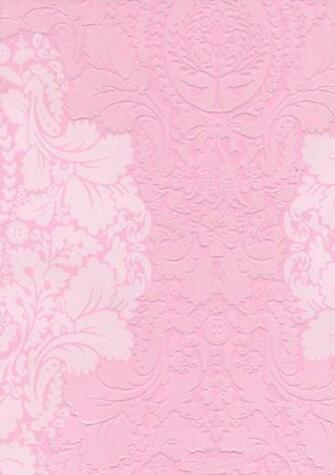 Pip Light Pink Flock Damask Wallpaper Eclectic Houston By