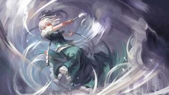 Touhou Konpaku Wallpaper Youmu Red Eyes