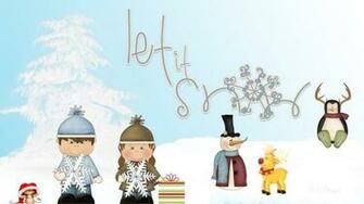 Let It Snow Wallpaper