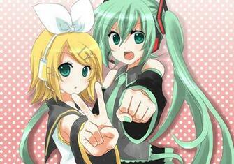 Hatsune Miku Kagamine Rin Wallpaper