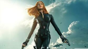 Black Widow In Captain America The Winter Soldier 4k HD Desktop