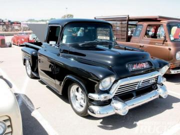 Gmc Pickup Hotrod Streetrod Hot Rod Street Black Usa