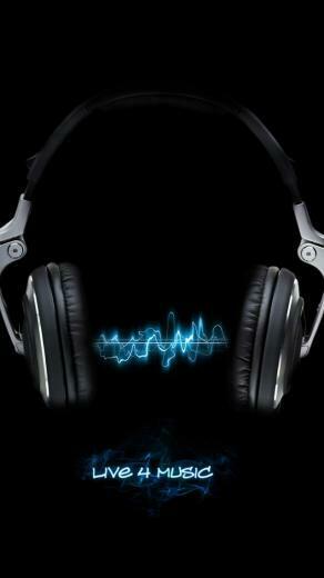 Live For Music iPhone Wallpaper