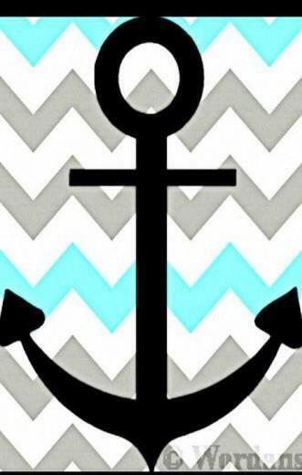 Anchor Chevron Sperry Wallpaper