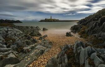 Wallpaper North Wales Anglesey Llanddwyn Island Boathouse Bach