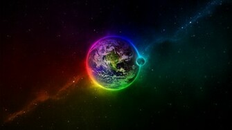 Multi Colored Planet In Space Full 1080p Ultra HD Wallpaper