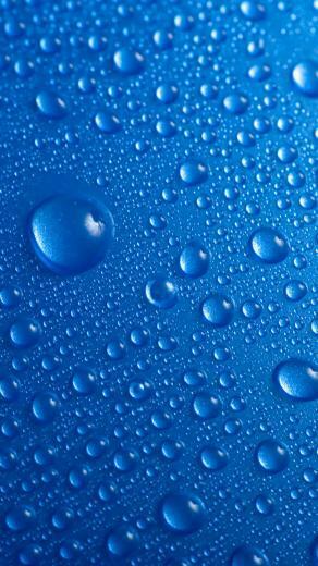 Blue Drops iPhone Wallpaper HD