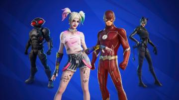 Fortnite Dc Harley Quinn Flash Catwoman Black Manta 4k Phone