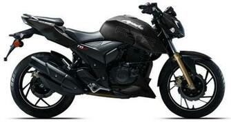 Tvs Apache Rtr In Matte Black Shade