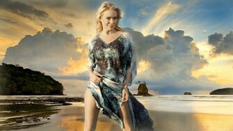 Laurie Holden Sunset Wallpaper By Oab1303