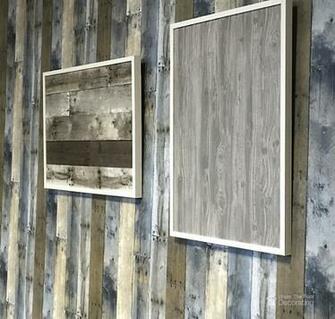 The Two White Frames Without Glass Make Pieces Pop And Would Add